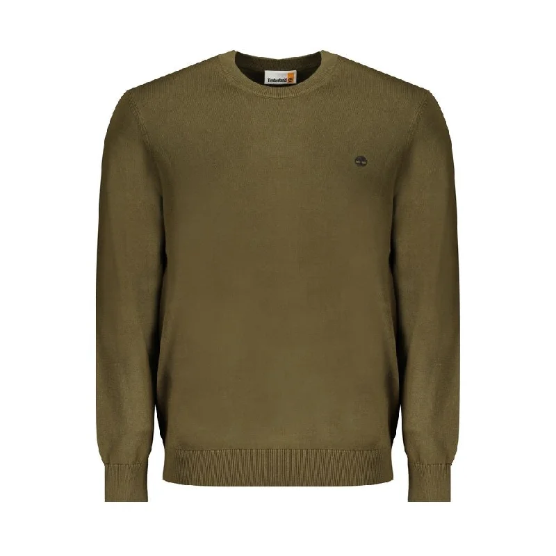 Men's Sweaters with Shawl CollarsTimberland Green Cotton Men's Sweater