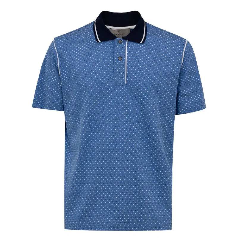 Men's Shirts with Animal PrintsCanali Cotton Polo Men's Shirt