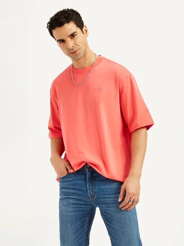 Men's Shirts with Pocket SquaresMen's Solid Loose Fit T-Shirt