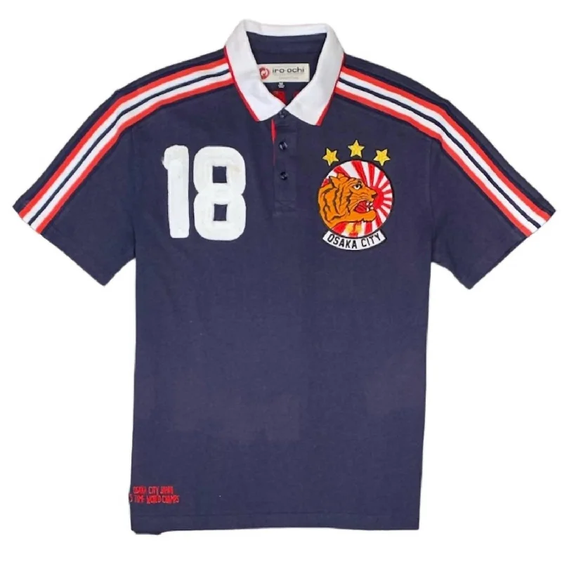 Men's Three-Quarter Sleeved TopsMen's Victory Rugby Polo Shirt In Navy