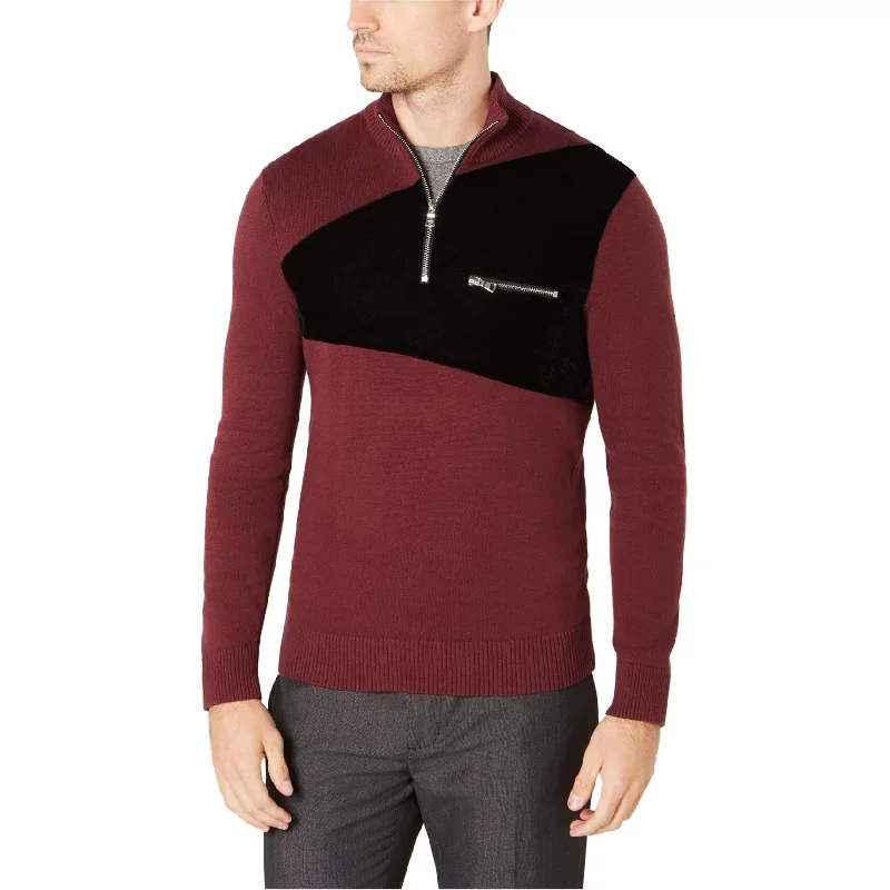 Men's Sweaters with Hoods and DrawstringsI-N-C Mens Rebel Varsity Pullover Sweater