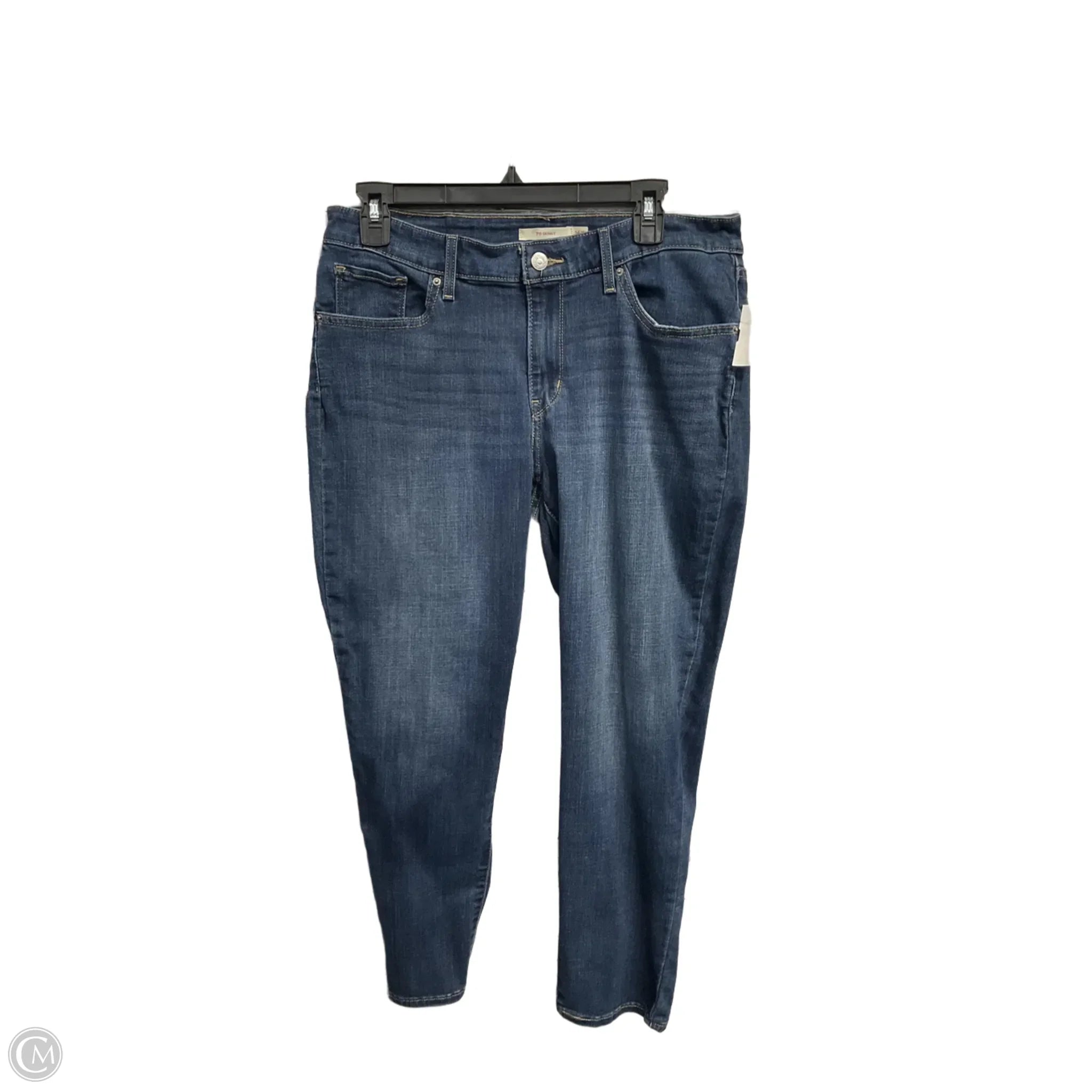 Affordable Men's JeansJeans Skinny By Levis In Blue Denim, Size: 16