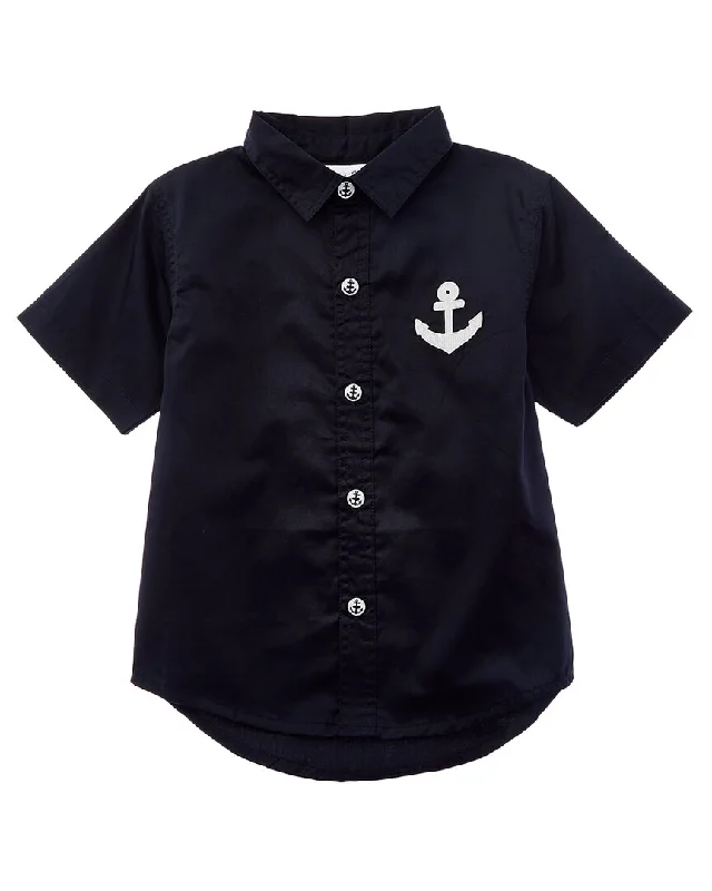 Men's Scoop Neck T-Shirts for a Relaxed FeelRachel Riley Anchor Applique Shirt