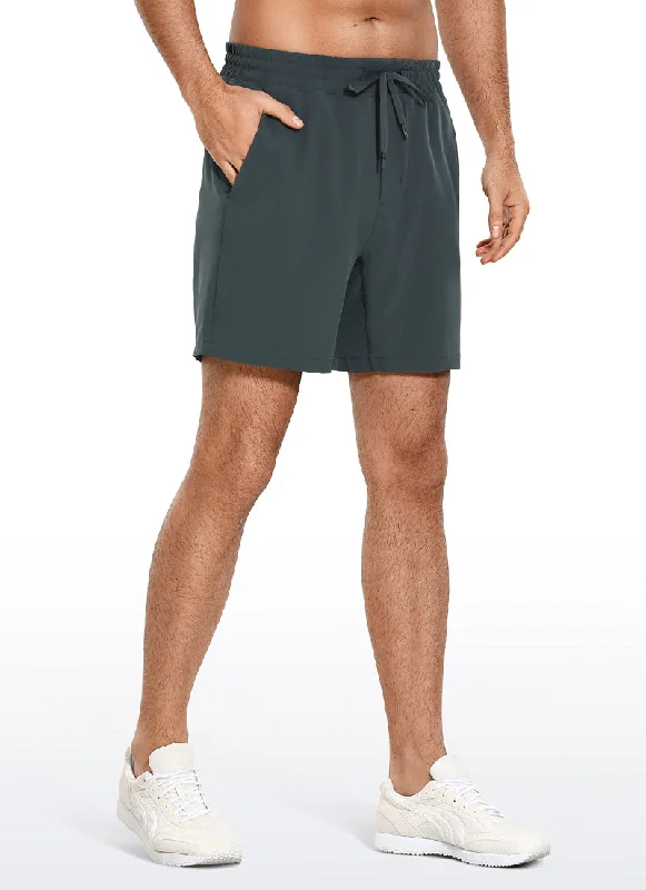 Men's Stylish Patterned and Solid ShortsFeathery-Fit Athletic Shorts 7''- Lined