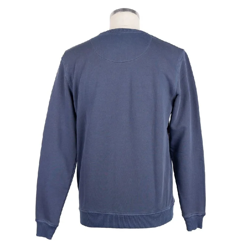 Men's Sweaters with High-Neck DesignsRefrigiwear Blue Cotton Men Men's Sweater