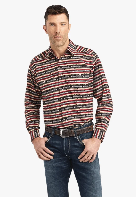 Men's Solid-Color Block Shirts for a Bold StatementAriat Mens Winford Classic Snap Long Sleeve Shirt Men's Solid-Color Block Shirts for a Bold StatementAriat Mens Winford Classic Snap Long Sleeve Shirt