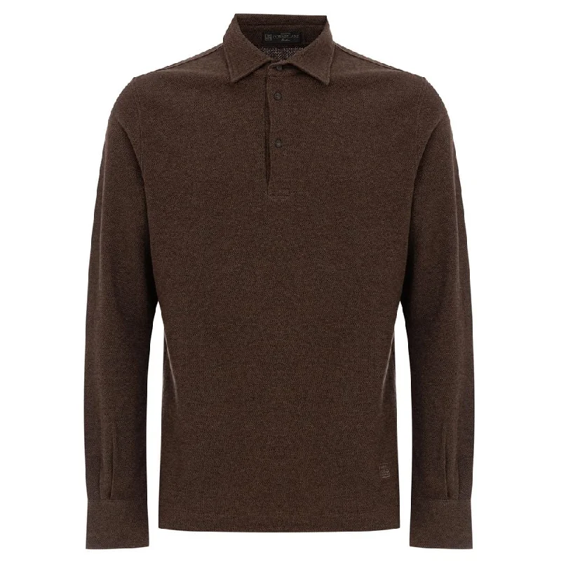 Men's Casual Shirts for Everyday WearCorneliani Cotton Polo Men's Shirt