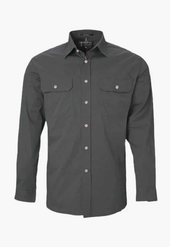 Men's Big and Tall Shirts for Added ComfortPilbara Mens Open Front Shirt RM500BT