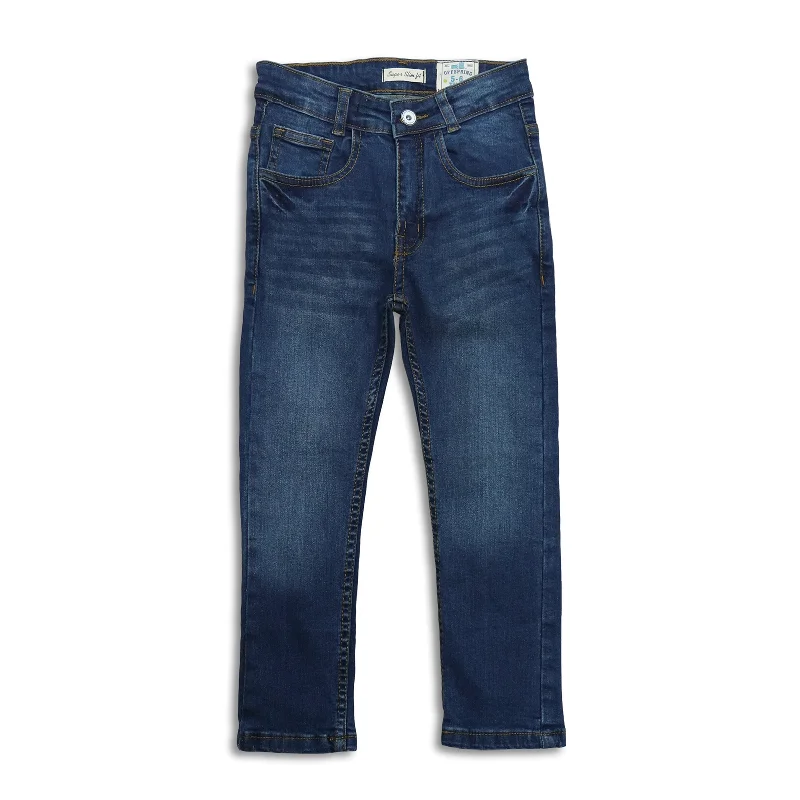 Men's Jeans with RipsBlue Slim Fit Jeans