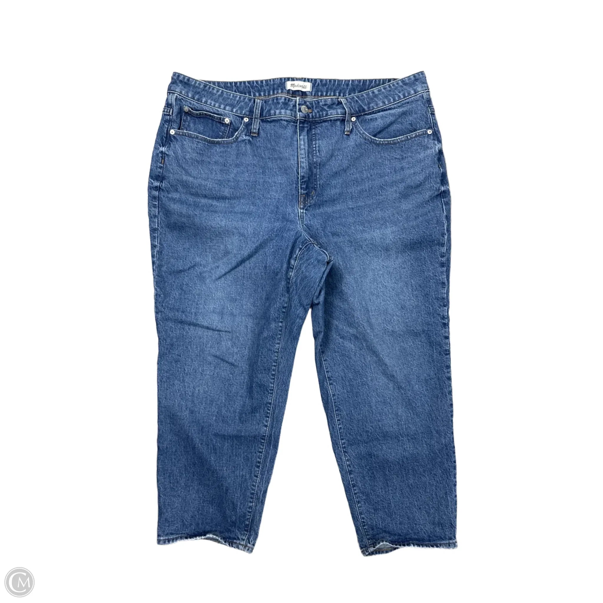 Men's Jeans for Office WearJeans Straight By Madewell In Blue Denim, Size: 20