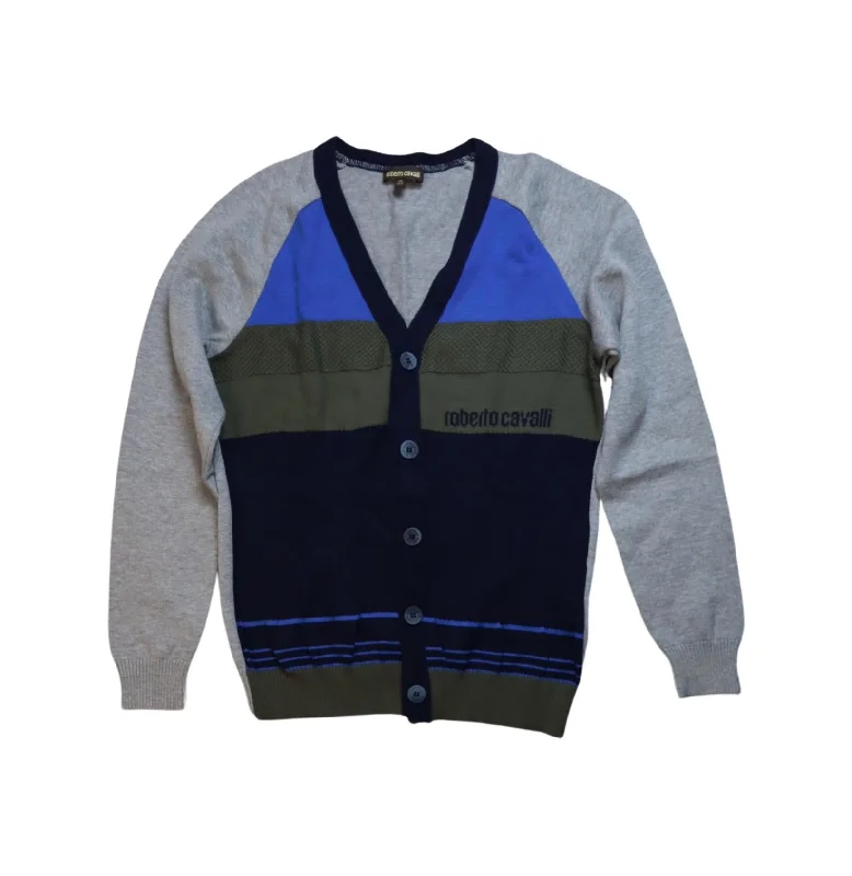 Men's Sweaters with Ribbed HemsRoberto Cavalli Cardigan 10Y