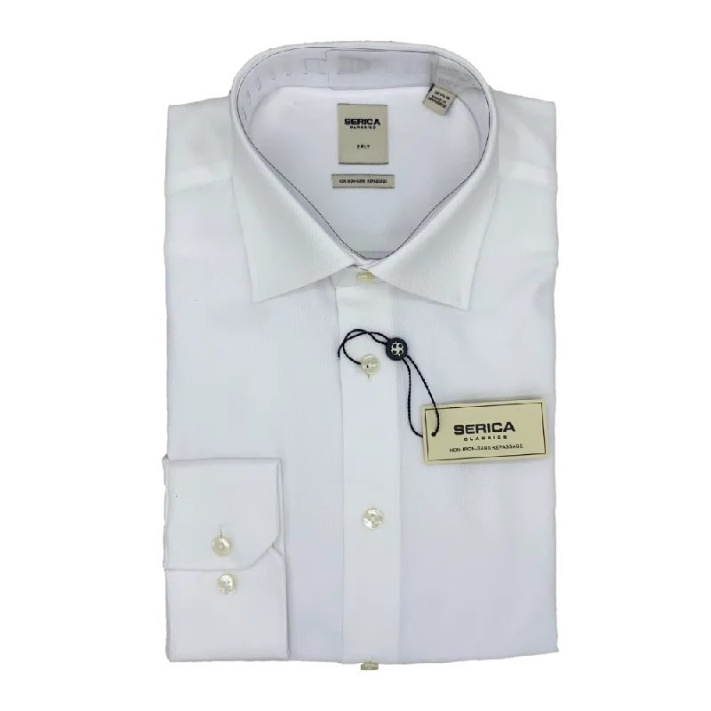 Men's Limited Edition Shirts for ExclusivitySerica Classics Semi Tapered Non-Iron 2 Ply Cotton Dress Shirt - C-325 01 Men's Limited Edition Shirts for ExclusivitySerica Classics Semi Tapered Non-Iron 2 Ply Cotton Dress Shirt - C-325 01