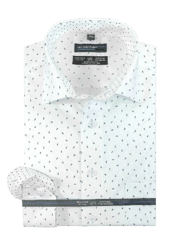 Men's Oxford Shirts for a Preppy StyleLeo Chevalier 100% Cotton Non-Iron Dress Shirt - 524171 Men's Oxford Shirts for a Preppy StyleLeo Chevalier 100% Cotton Non-Iron Dress Shirt - 524171