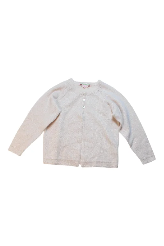 Men's Sweaters with Zip-Up CollarsBonpoint Cardigan 3T