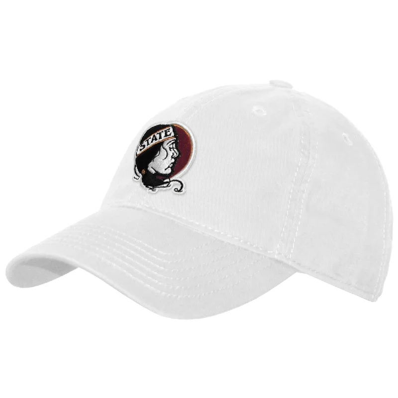 Waterproof Fishing HatsLegacy Vault Lady Seminole Head Adjustable Relaxed Twill Hat - White Waterproof Fishing HatsLegacy Vault Lady Seminole Head Adjustable Relaxed Twill Hat - White
