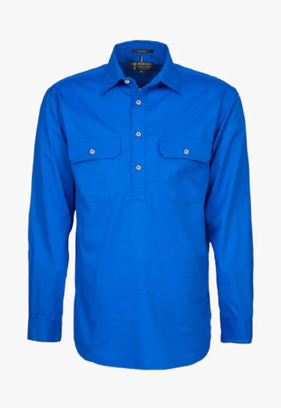 Men's Unique Dress Shirts for a Statement LookPilbara Mens Closed Front Heavy Weight Work Shirt RM800CF Men's Unique Dress Shirts for a Statement LookPilbara Mens Closed Front Heavy Weight Work Shirt RM800CF