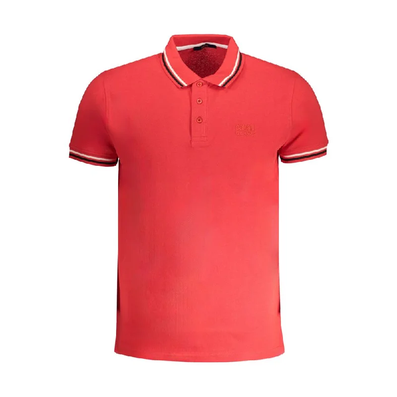 Men's Shirts with Button-Down CollarsCavalli Class  Cotton Polo Men's Shirt
