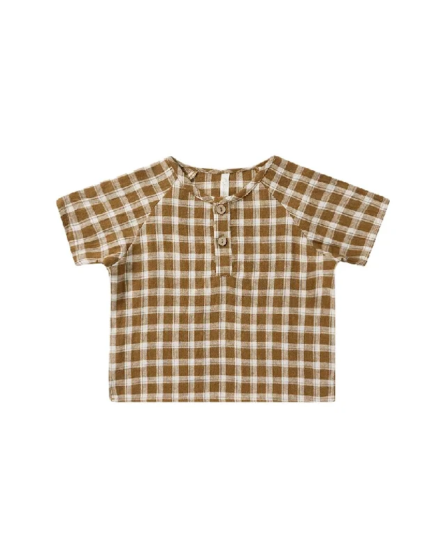 Stylish Men's Graphic T-ShirtsRylee + Cru Collective Ziggy Linen-Blend Shirt