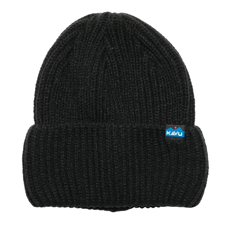 Wide-Brimmed Beach HatsKAVU Trawler Beanie - Black