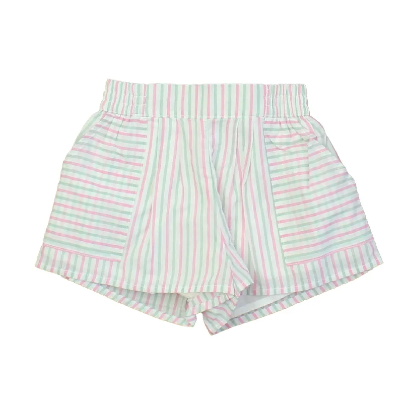 Quick-Dry Men's Beach and Swim ShortsJanie and Jack Girls Pink | Grey | Stripes Shorts