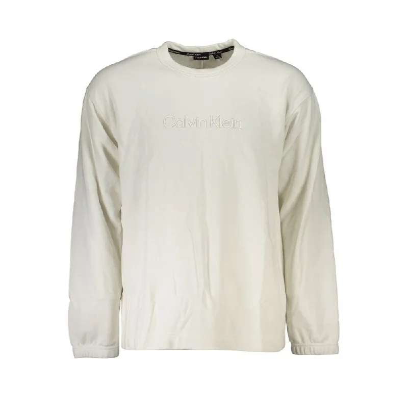 Men's Sweaters with SnapsCalvin Klein Elegant Crew Neck Sweater with Brushed Men's Logo Men's Sweaters with SnapsCalvin Klein Elegant Crew Neck Sweater with Brushed Men's Logo