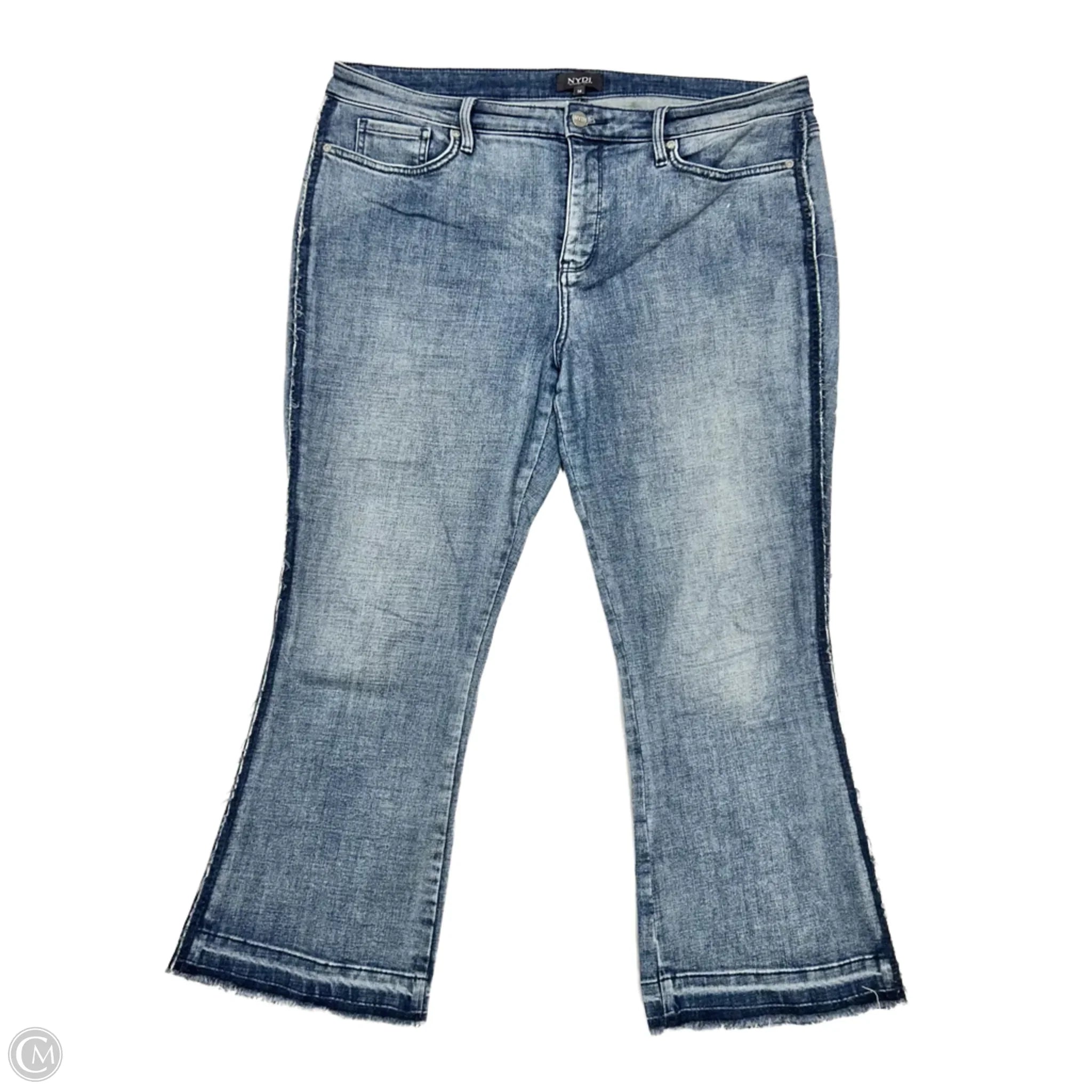 High-Quality Ripped Men's JeansJeans Boot Cut By Not Your Daughters Jeans In Blue Denim, Size: 14