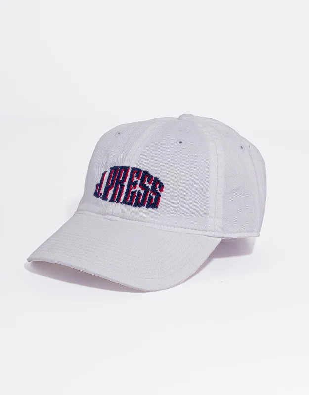 Durable Workwear HatsJ.PRESS NEEDLEPOINT HAT - WHITE