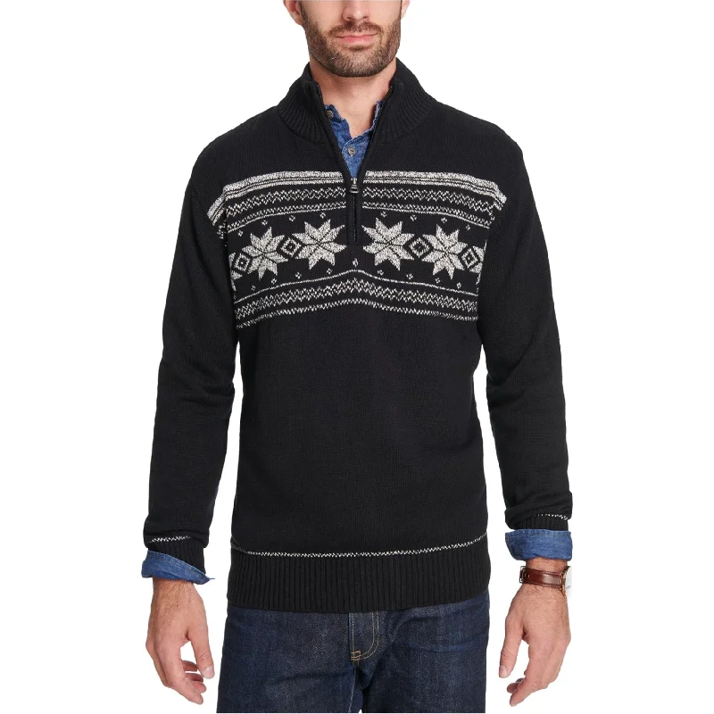 Durable Men's Acrylic SweatersWeatherproof Mens Snowflake Knit Pullover Sweater, Black, Small Durable Men's Acrylic SweatersWeatherproof Mens Snowflake Knit Pullover Sweater, Black, Small