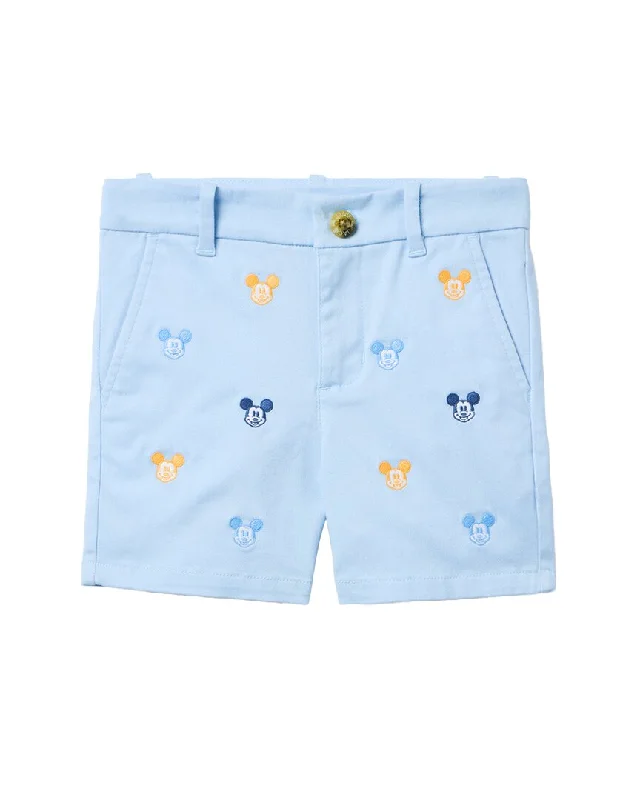 Cool Men's Linen ShortsJanie and Jack Disney Mickey Mouse Embroidered Twill Short