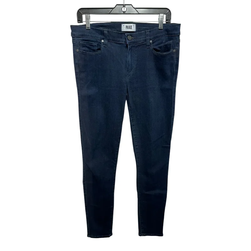 Designer Skinny Men's JeansJeans Designer By Paige In Blue Denim, Size: 14