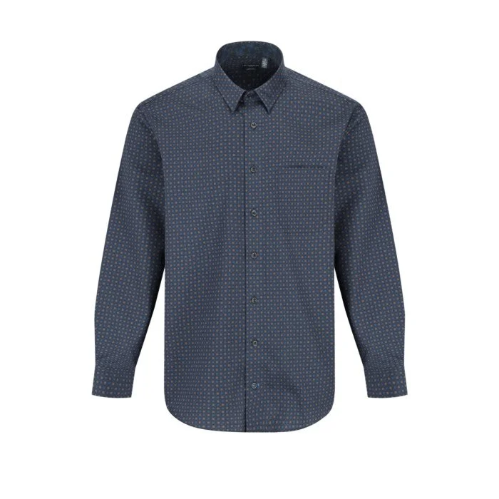 Men's Camping Shirts for Outdoor AdventuresLeo Chevalier Long Sleeve Hidden Button Down Non-Iron Sport Shirt *Tall Sizes* Navy - 623456 1998 Men's Camping Shirts for Outdoor AdventuresLeo Chevalier Long Sleeve Hidden Button Down Non-Iron Sport Shirt *Tall Sizes* Navy - 623456 1998