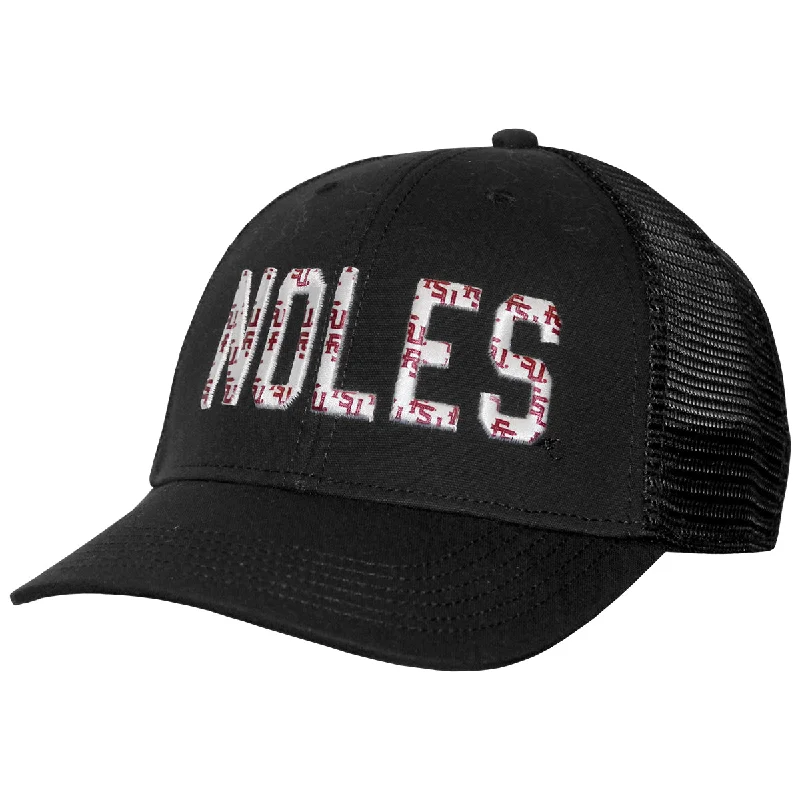 Wide-Brimmed Beach HatsLegacy Noles/repeat Stacked FSU Design Lo-Pro Snapback - Black Wide-Brimmed Beach HatsLegacy Noles/repeat Stacked FSU Design Lo-Pro Snapback - Black