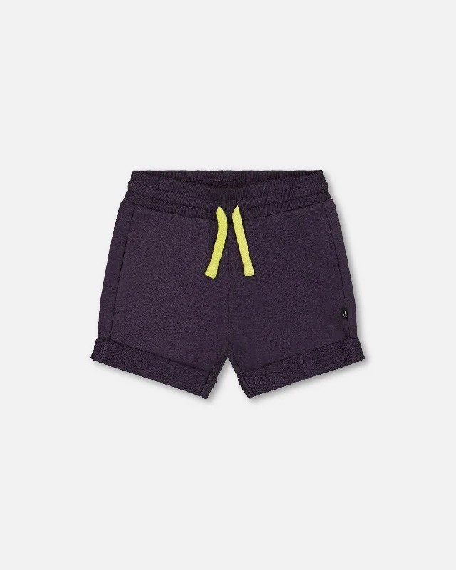 Durable Men's Heavy-Duty ShortsFrench Terry Short Dark Gray