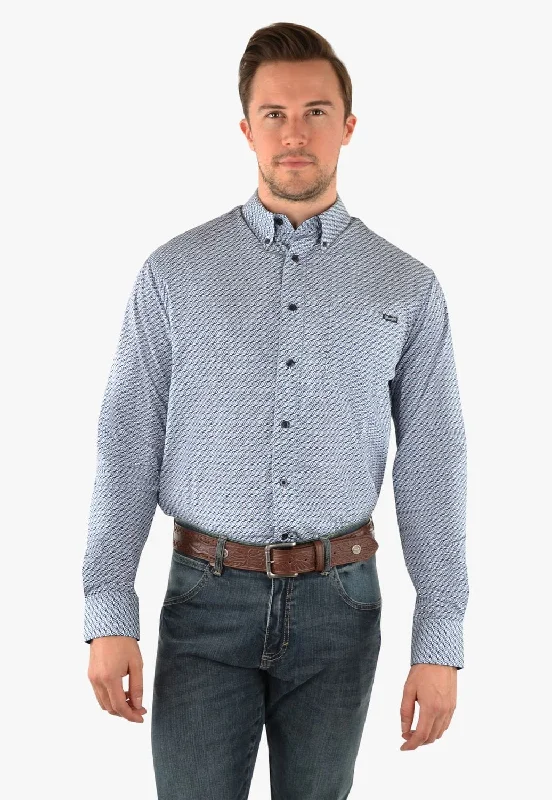Men's Designer Dress Shirts for High-End FashionWrangler Mens Porter Print Long Sleeve Shirt Men's Designer Dress Shirts for High-End FashionWrangler Mens Porter Print Long Sleeve Shirt