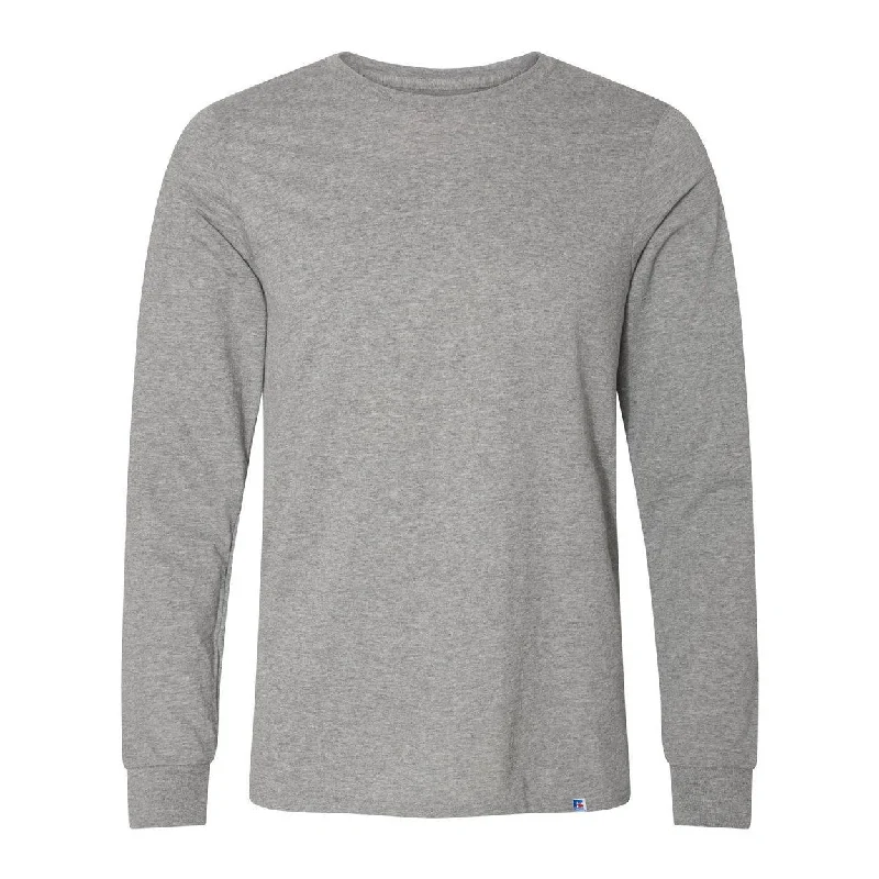 Men's Shirts with TiesRussell Athletic Essential 60/40 Performance Long Sleeve T-Shirt Men's Shirts with TiesRussell Athletic Essential 60/40 Performance Long Sleeve T-Shirt