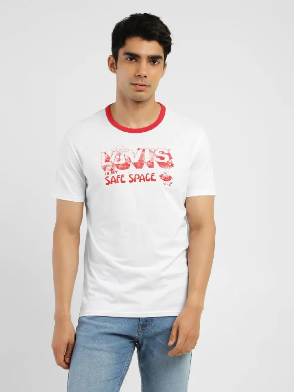 Men's Shirts with Cowl NecksMen's Graphic Slim Fit T-shirt