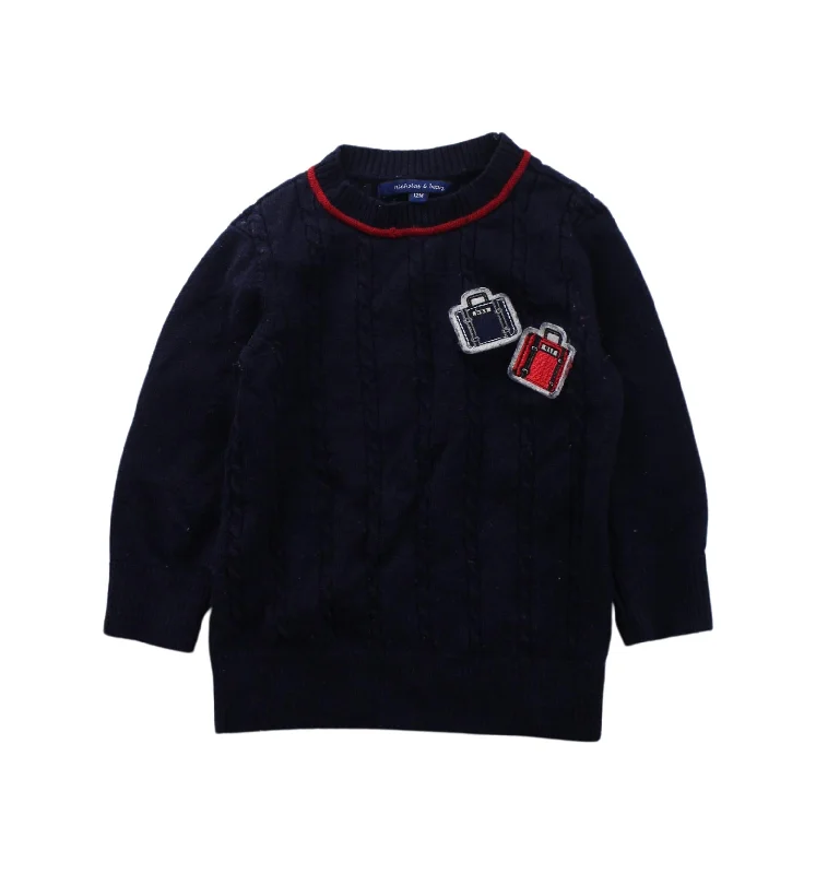 Fitted Men's Slim-Fit SweatersNicholas & Bears Knit Sweater 6-12M