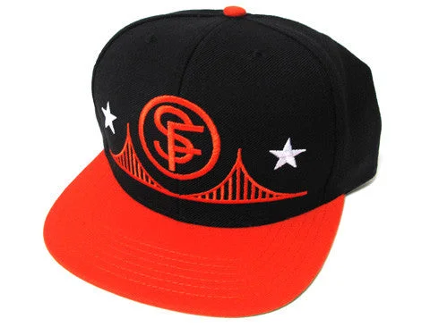 Protective Hard HatsSFCA Circle SF Snapback Cap Black/Orange