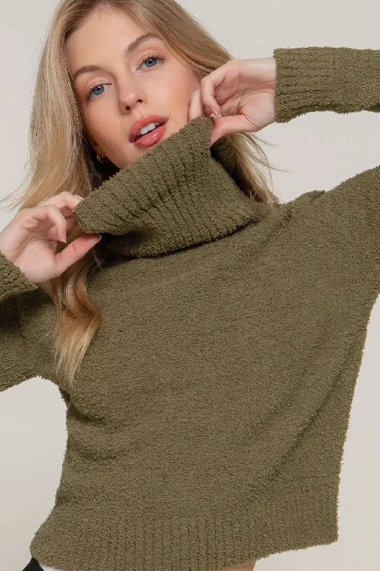 Elegant Men's Shawl-Collar SweatersCozy Up Turtle Neck Sweater