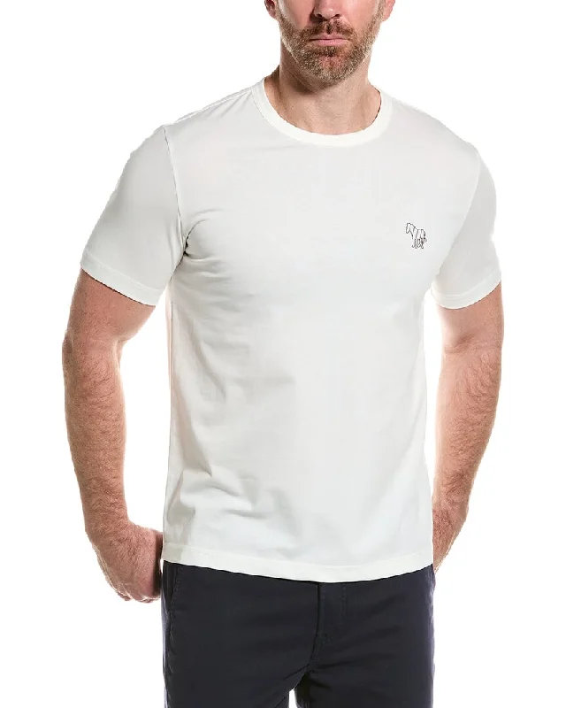 Men's Shirts with Patchwork SleevesPS by Paul Smith Zebra Stripe Regular Fit T-Shirt Men's Shirts with Patchwork SleevesPS by Paul Smith Zebra Stripe Regular Fit T-Shirt