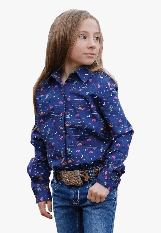 Lightweight Men's Poplin ShirtsCruel Girl Girls Long Sleeve Shirt
