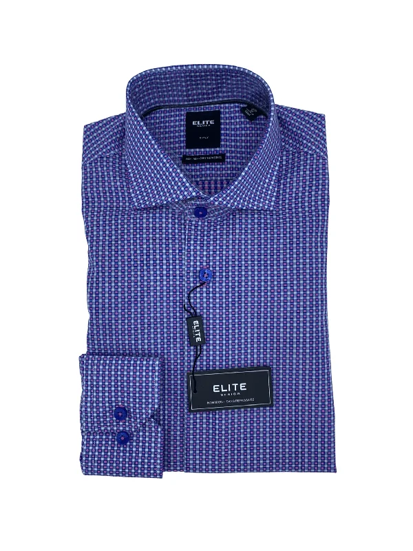 Men's Geometric Print Shirts for a Modern TwistSerica Elite Tapered Spread Collar 100% Cotton Dress Shirt - E - 1957012-42 Men's Geometric Print Shirts for a Modern TwistSerica Elite Tapered Spread Collar 100% Cotton Dress Shirt - E - 1957012-42