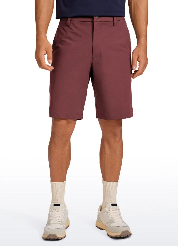 Cotton-Rich Men's Breathable and Soft Casual ShortsAll-Day Comfy Golf Shorts with Pockets 9'' Cotton-Rich Men's Breathable and Soft Casual ShortsAll-Day Comfy Golf Shorts with Pockets 9''