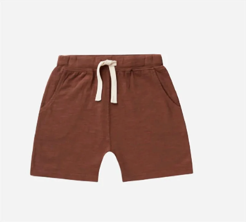 High-Quality and Long-Lasting Men's Denim ShortsKids' Sam Shorts In Rust