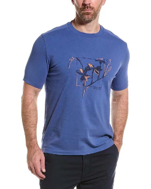 Men's Shirts with Appliquéd SleevesPS by Paul Smith Frecsia Square Regular Fit T-Shirt Men's Shirts with Appliquéd SleevesPS by Paul Smith Frecsia Square Regular Fit T-Shirt