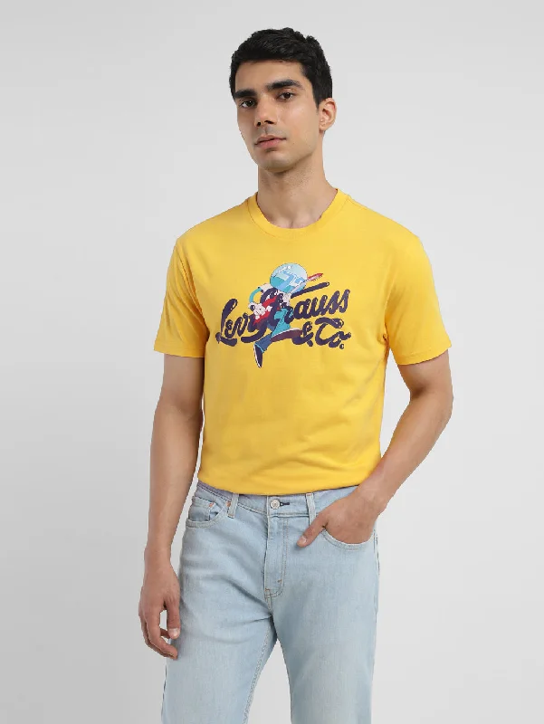 Men's Shirts for HuntingMen's Graphic Print Crew Neck T-shirt