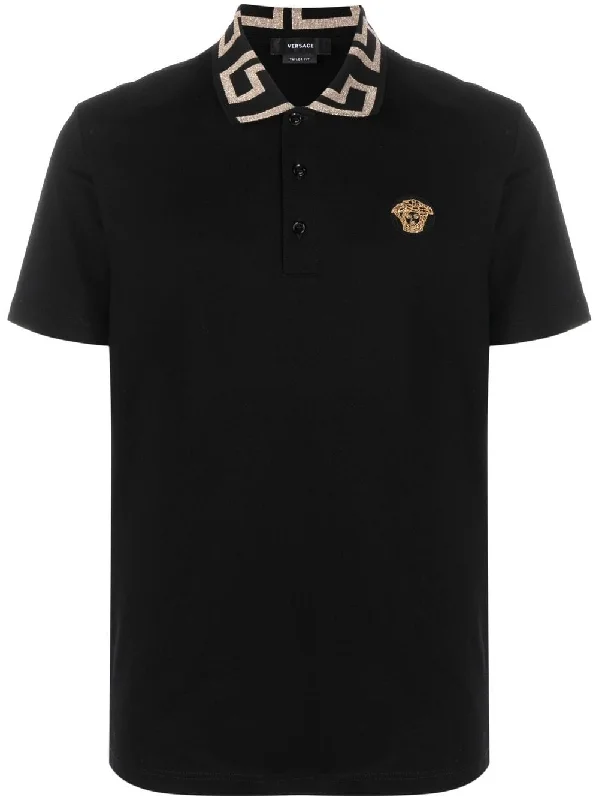Men's Shirts with Logo EmbossmentsVersace Men's T-Shirts And Polos