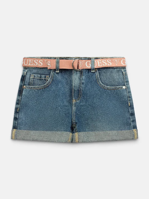 Men's Cotton Twill ShortsVada Denim Cuff Shorts (7-14)