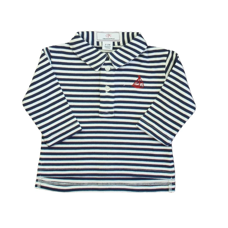 Men's Insulated Shirts for Cold WeatherClassic Prep Boys Navy | Bright White | Red Rugby Shirt Size: 6-9 Months Men's Insulated Shirts for Cold WeatherClassic Prep Boys Navy | Bright White | Red Rugby Shirt Size: 6-9 Months