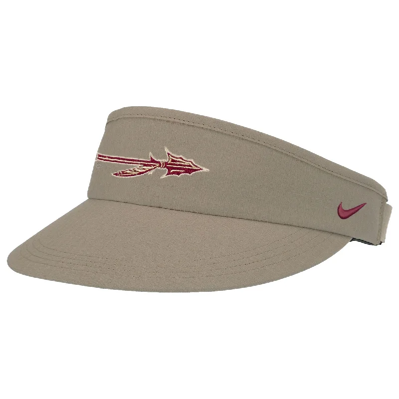 Durable Work HatsNike Spear Logo Core Golf Visor - Khaki